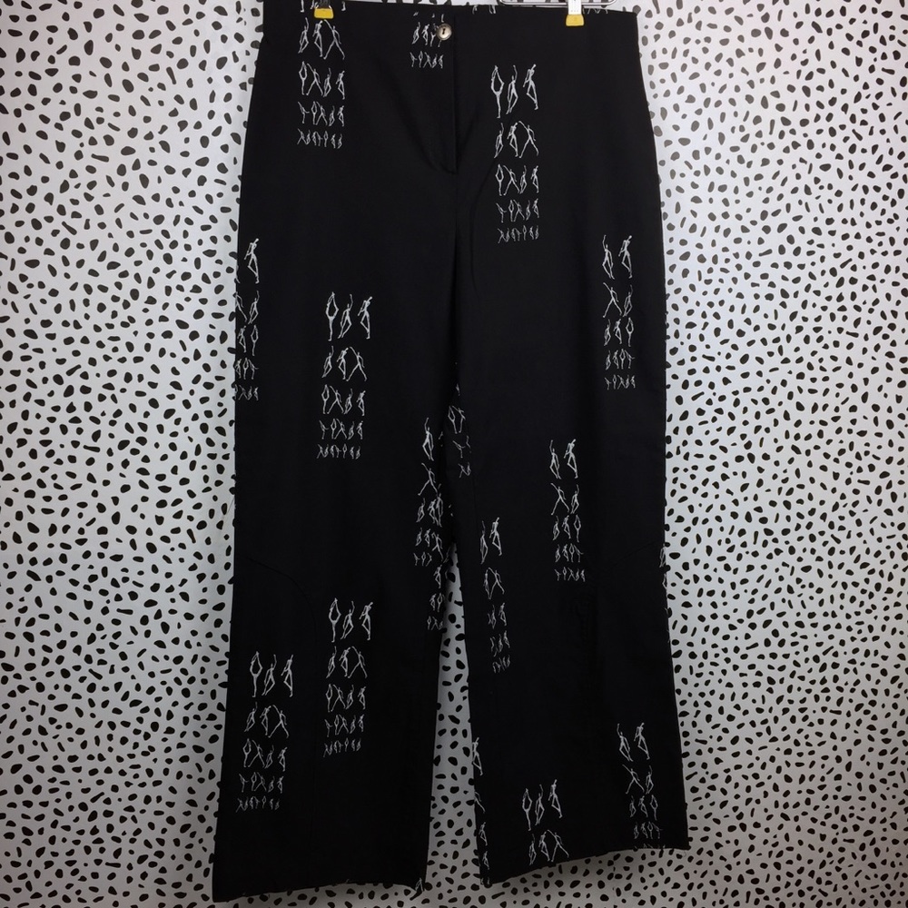 Jean Marc Philippe Black And White Pants Sz 16